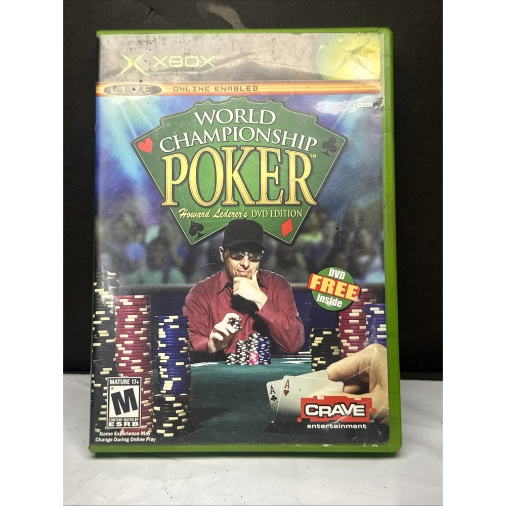World Championship Poker - Xbox Original - Complete in Box